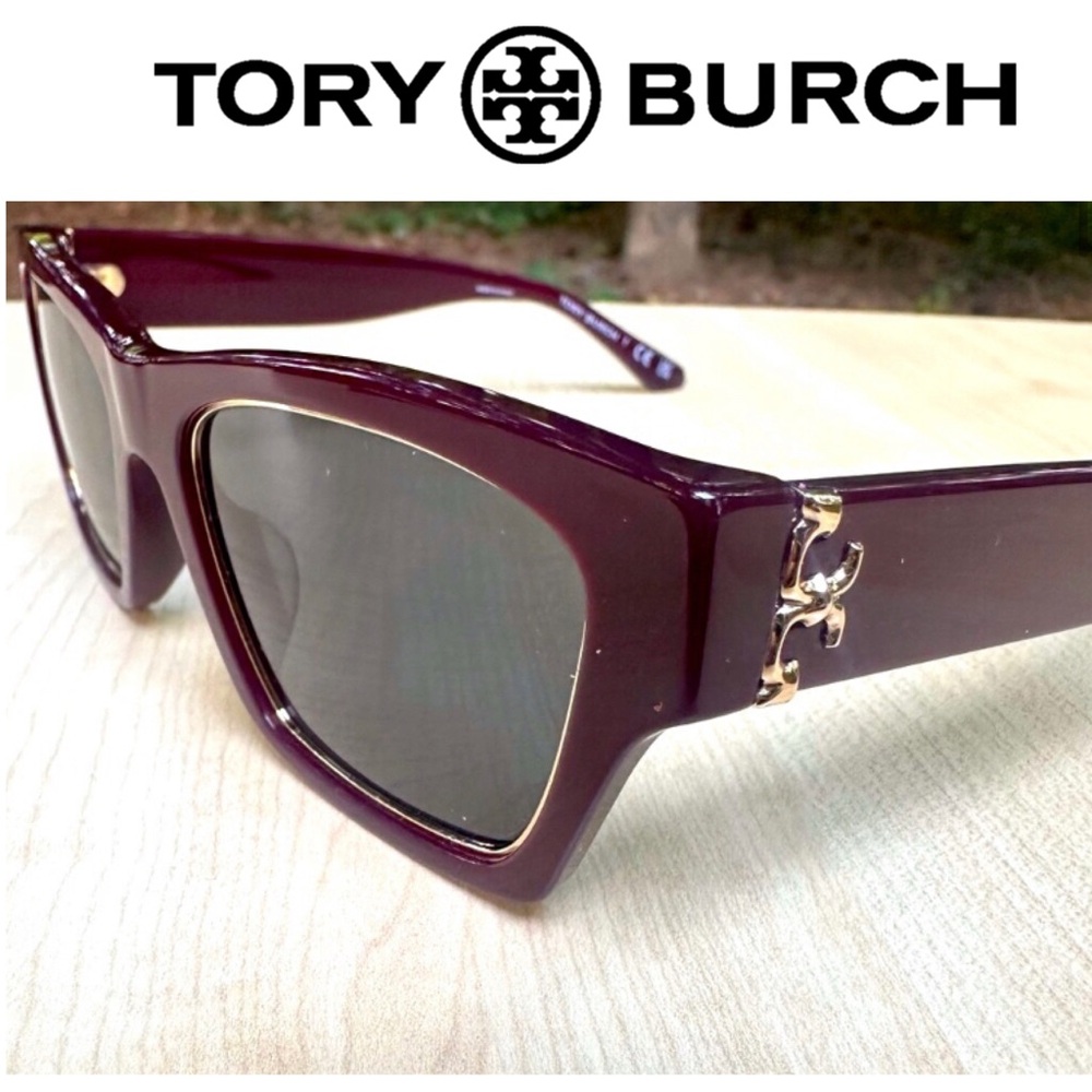 TORY BURCH sunglasses for women BRAND NEW with case MODERN rectangular design